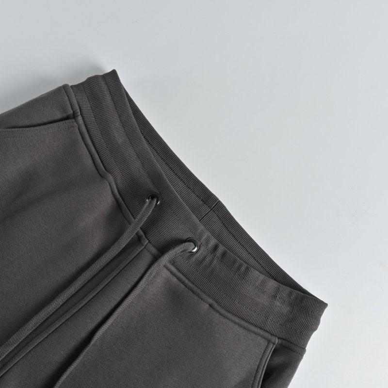 Premium Gradient Tapered Joggers Beige/Black view