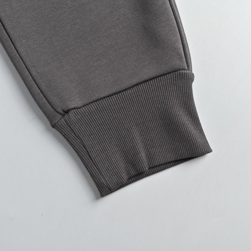 Premium Gradient Tapered Joggers Beige/Black view