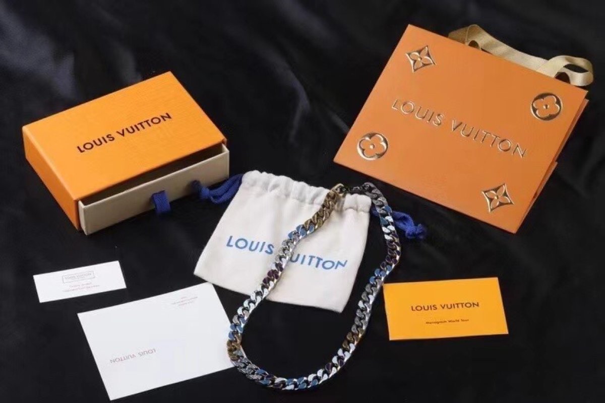 Louis Vuitton Chain Links Patches Gold Tone Bracelet view
