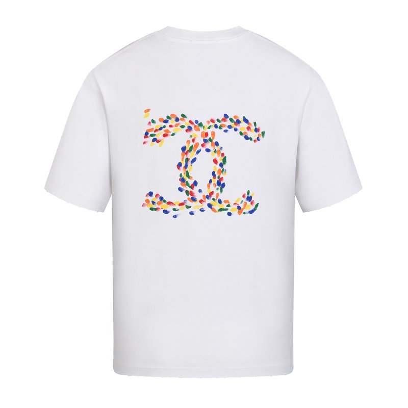 Celine Multicolor Logo White T-Shirt view