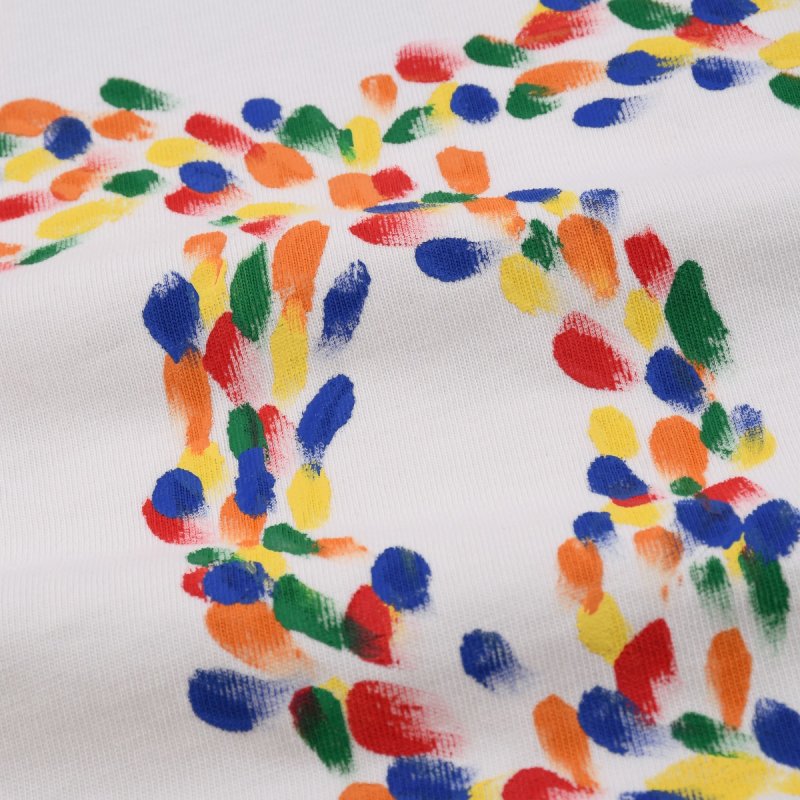 Celine Multicolor Logo White T-Shirt view