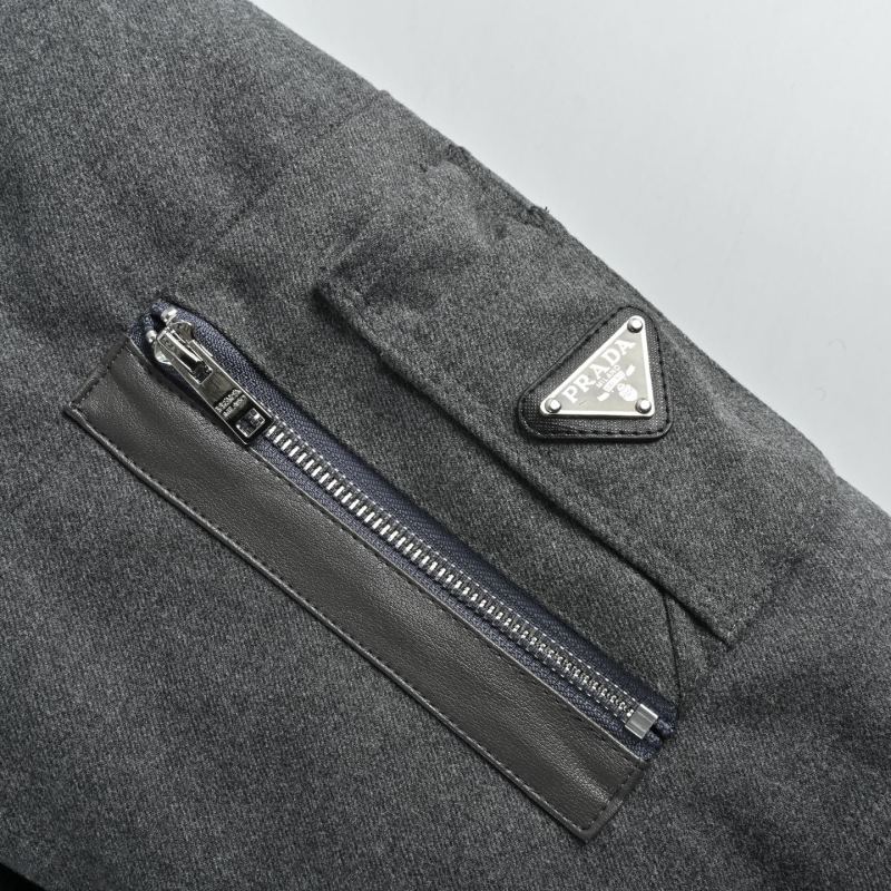 Charcoal Oversized Wool Blend Jacket view