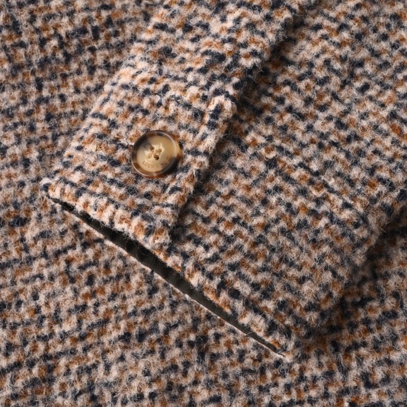 Stone Island Grey Wool Blend Overshirt Jacket view