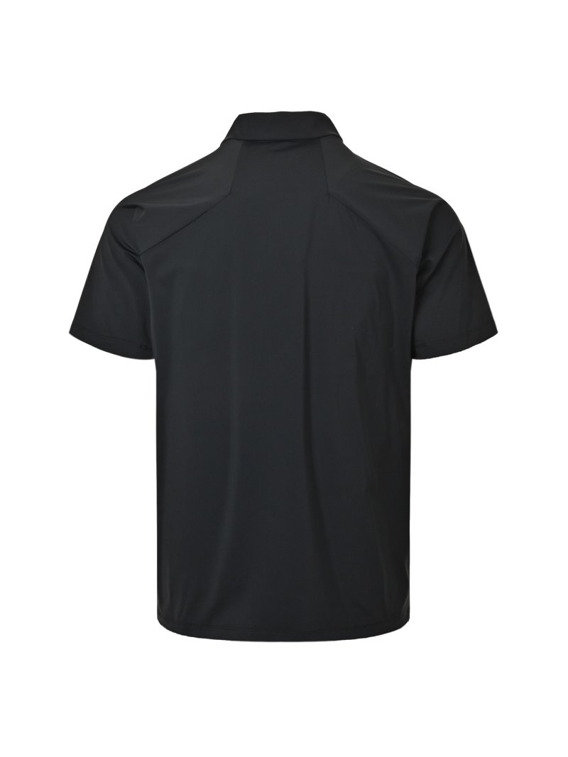 Arc'teryx Black Short Sleeve Half-Zip T-Shirt view