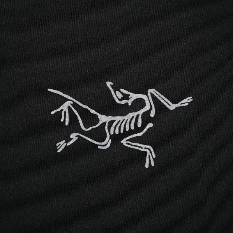 Arc'teryx Black Short Sleeve Half-Zip T-Shirt view