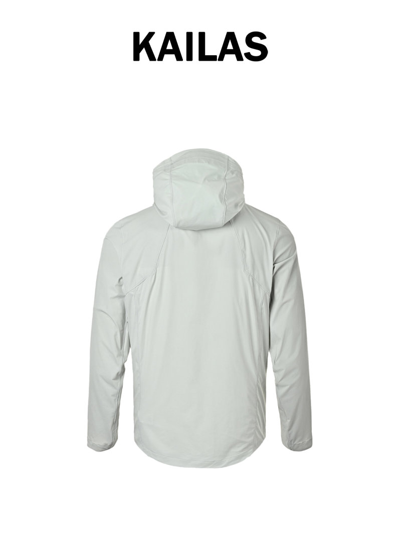 Kailas White Windbreaker Hooded Jacket view
