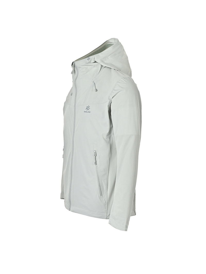 Kailas White Windbreaker Hooded Jacket view