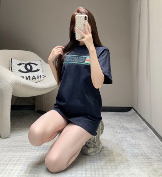 Gucci Logo Stripe Black T-Shirt view 4