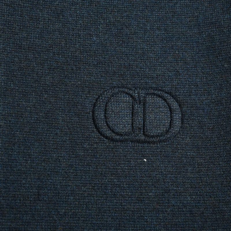 Stone Island Navy Zip Knit Cardigan Jacket view