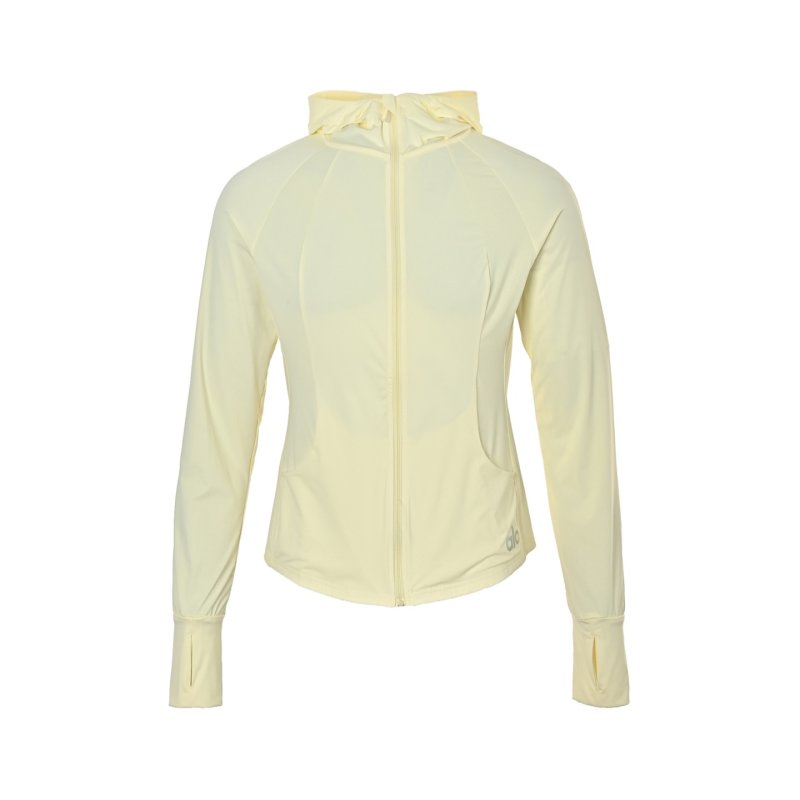 Pale Yellow Lightweight Zip-Up Jacket view