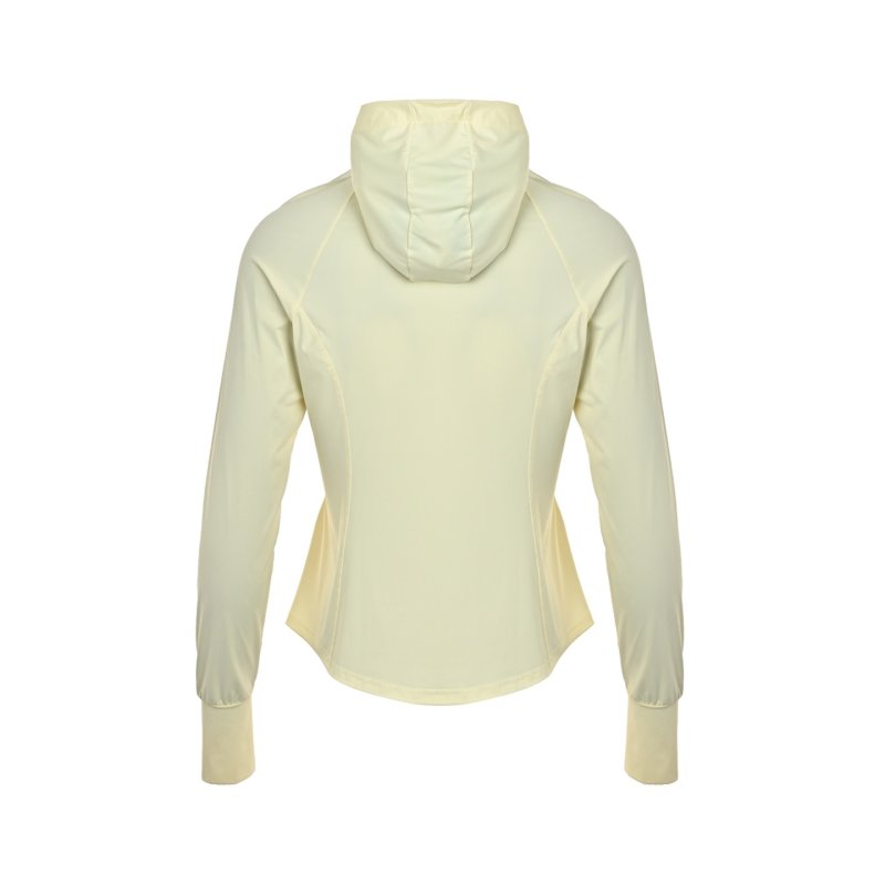 Pale Yellow Lightweight Zip-Up Jacket view