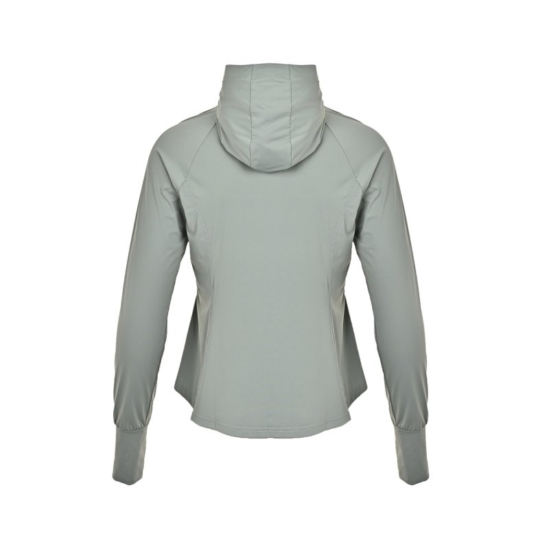 ALO Women's Slim-Fit UV Protection Yoga Jacket - Sage Green view
