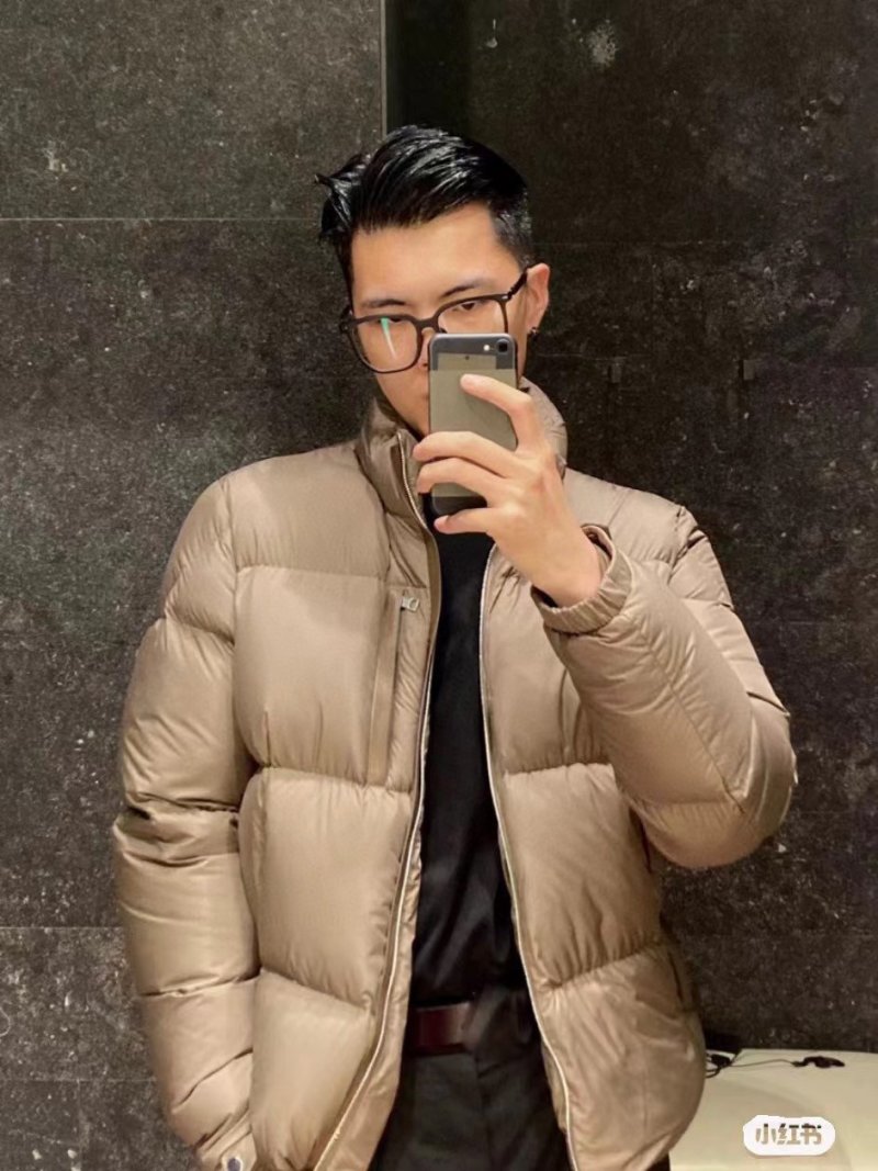 Chanel Black Quilted Puffer Down Jacket view