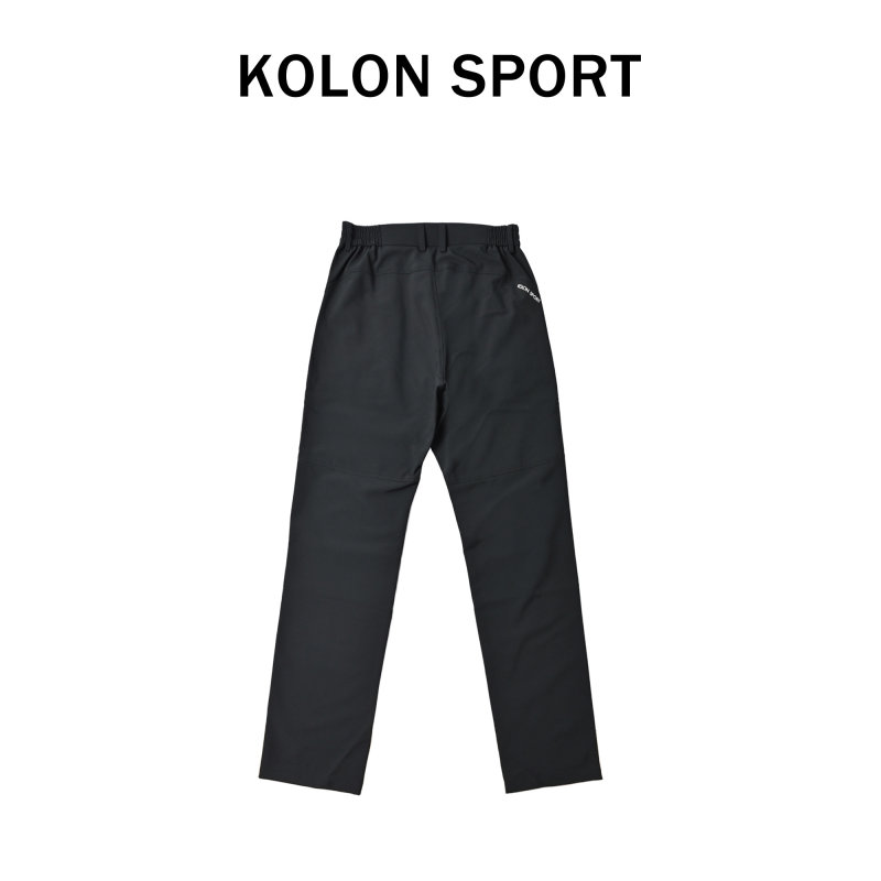 Black Technical Jogger Pants with Embroidered Logo view