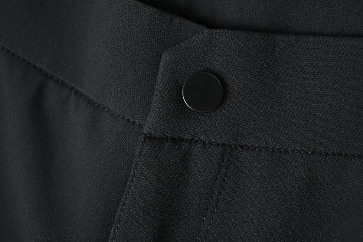 Black Technical Jogger Pants with Embroidered Logo view