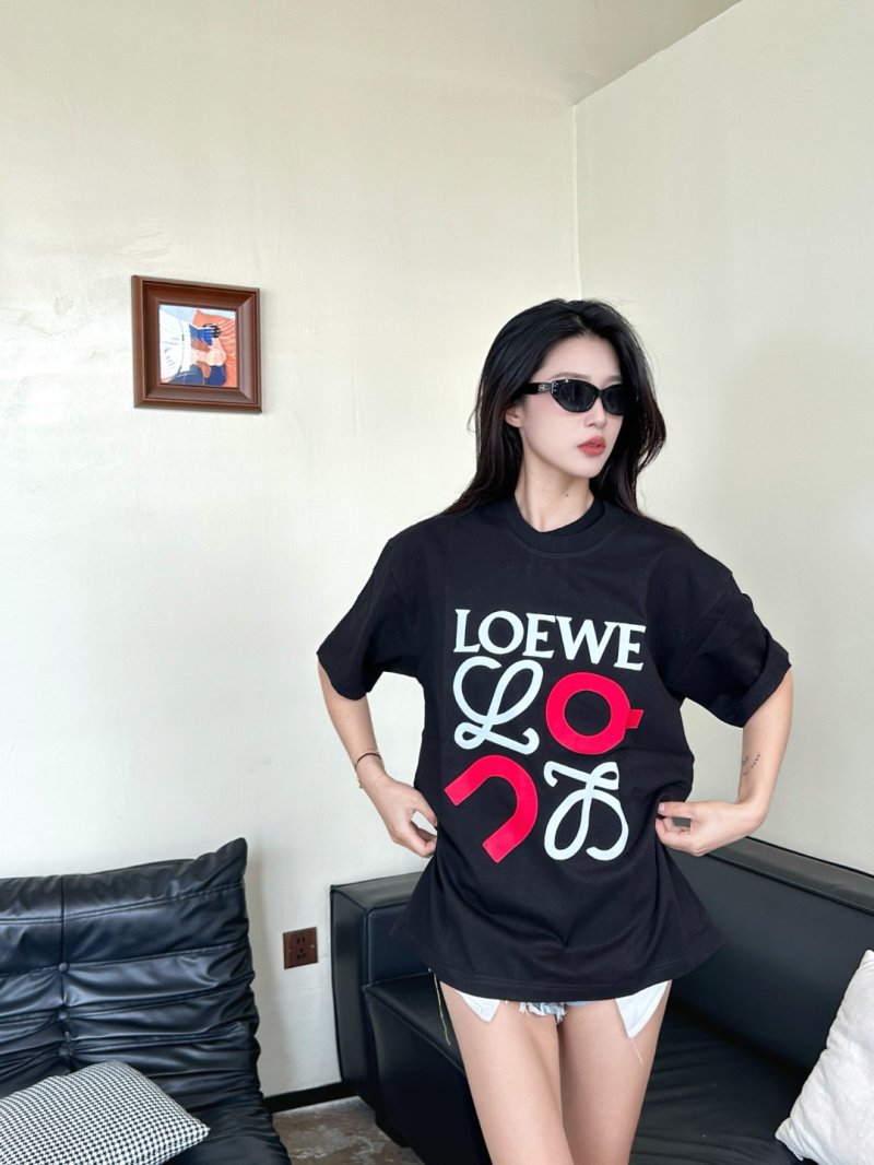 Loewe Logo Black T-Shirt