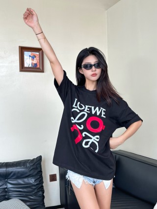 Loewe Logo Black T-Shirt view 5