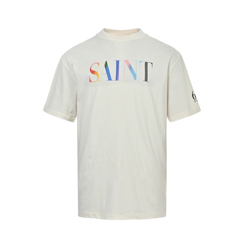 Colorful Logo Graphic White T-Shirt view