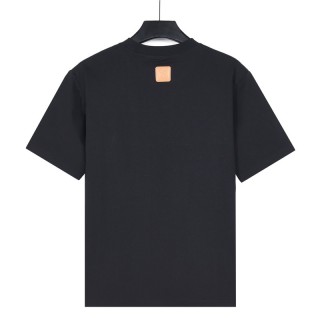 Louis Vuitton Leather Patch T-Shirt Black view 3