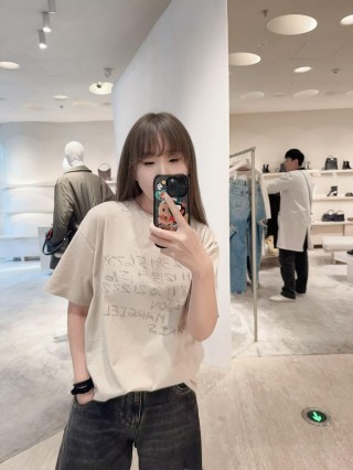 Essentials Cream Graphic Logo T-Shirt view 3