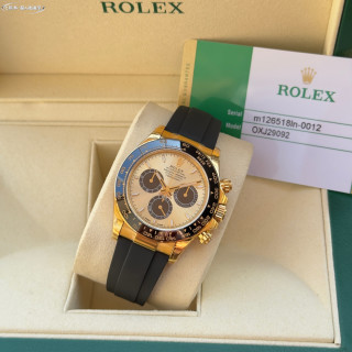 Rolex Daytona Gold Chronograph Black Ceramic Bezel