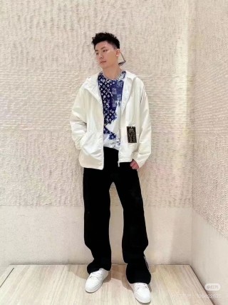 Stone Island Windbreaker Jacket White view 9