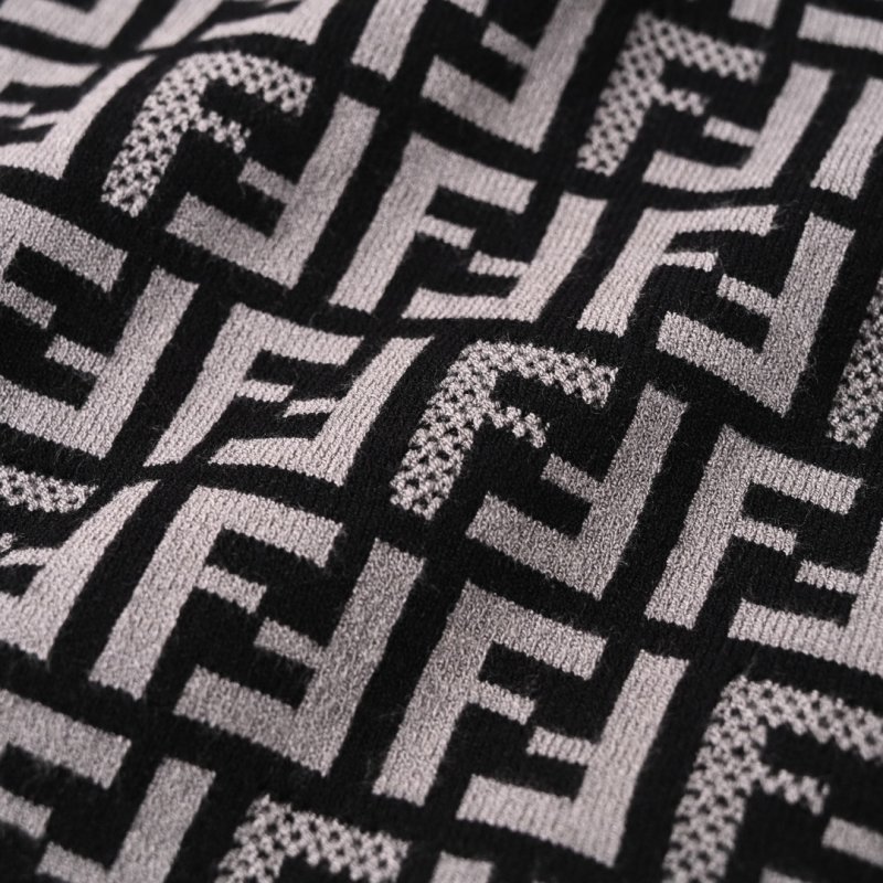Fendi Monogram Short Sleeve T-Shirt Black Grey view