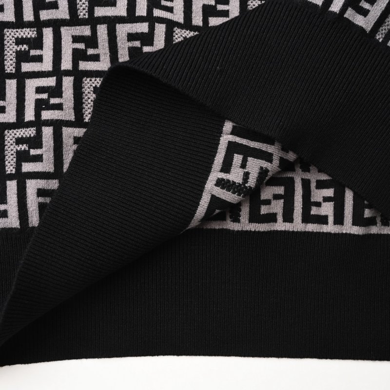 Fendi Monogram Short Sleeve T-Shirt Black Grey view
