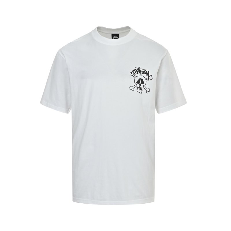 White Graphic Print Short Sleeve T-Shirt view