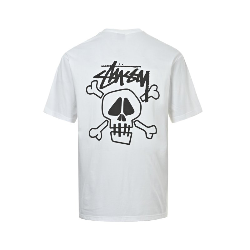 White Graphic Print Short Sleeve T-Shirt view