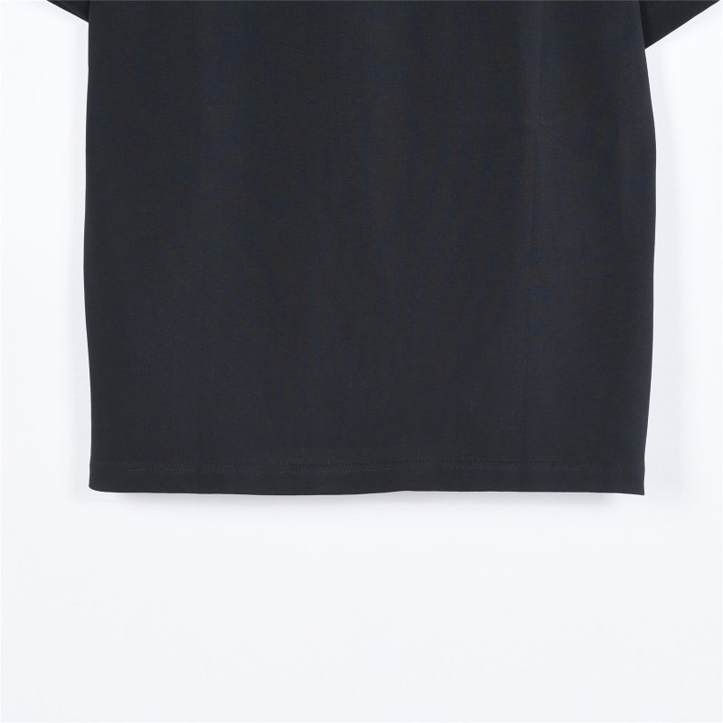 Black Graphic Print Short Sleeve T-Shirt with Neon Design view