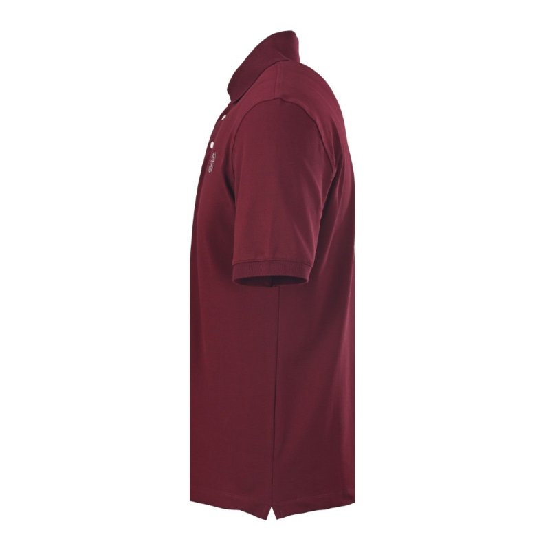 Burberry Classic Polo Shirt Burgundy view
