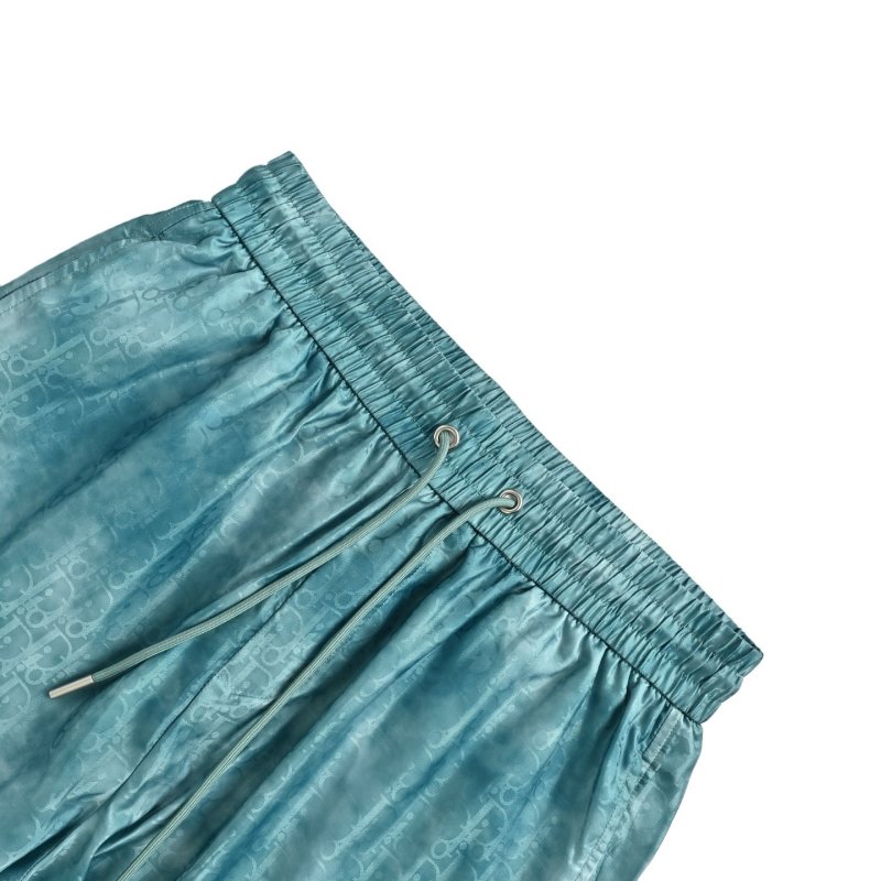 Tie-Dye Teal Shorts Set with Matching T-Shirt view