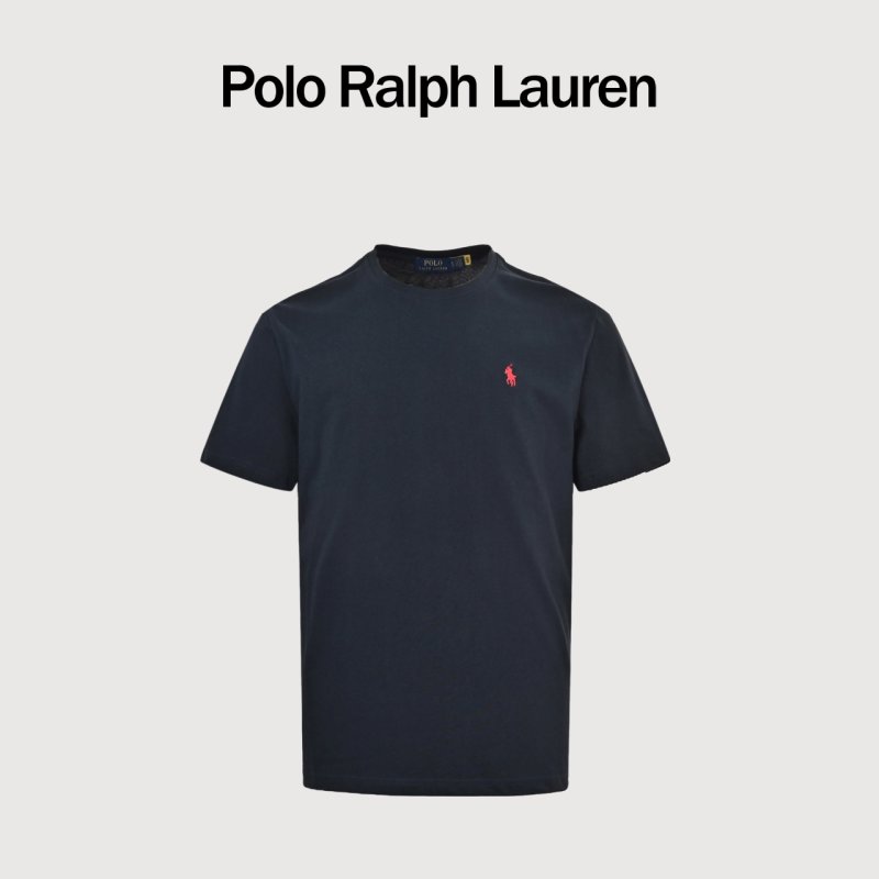 Ralph Lauren Pony Logo Navy Crew Neck T-Shirt view
