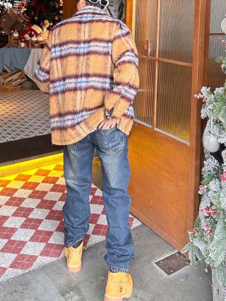 Premium Dark Wash Straight Leg Denim Jeans view 3