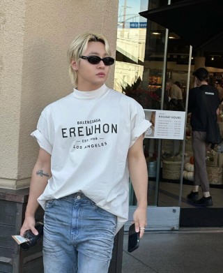Balenciaga Erewhon White Short Sleeve T-Shirt