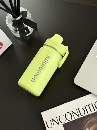 Yellow Sports Water Bottle with Carry Handle 500ml view 2