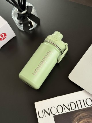 Yellow Sports Water Bottle with Carry Handle 500ml view 3