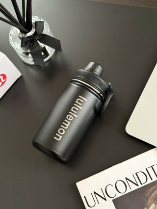 Yellow Sports Water Bottle with Carry Handle 500ml view 6