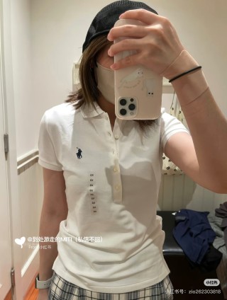 Ralph Lauren Women's White Short-Sleeve Polo Shirt view 6