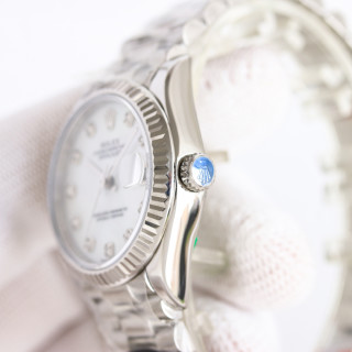 Rolex Datejust 31mm Silver Dial Jubilee Steel Watch view 7