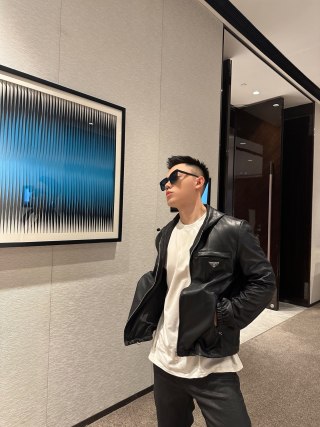 Prada Black Nylon Puffer Jacket