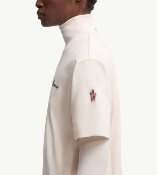 Moncler Logo T-Shirt Cream view 2
