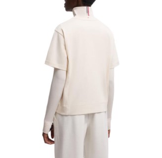 Moncler Logo T-Shirt Cream view 5