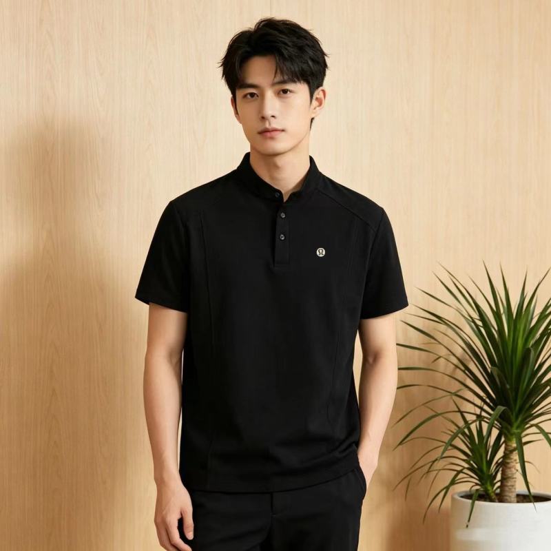 Lululemon Black Short Sleeve Polo Shirt view