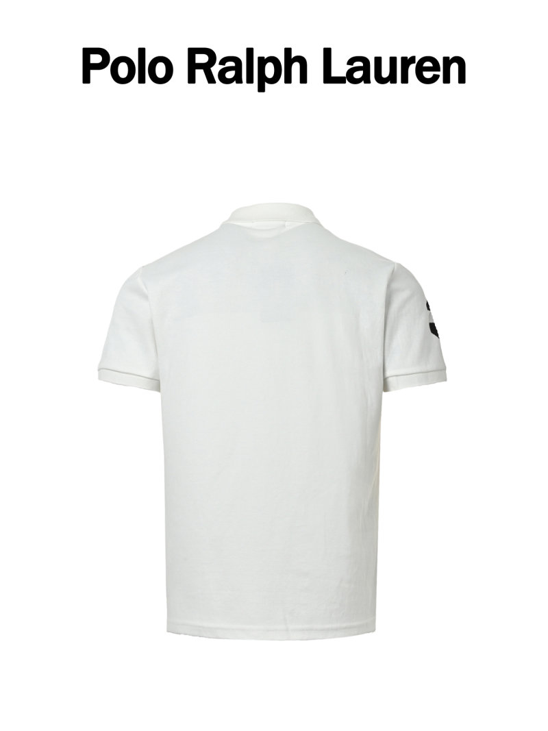 Polo Ralph Lauren White Pique Polo Shirt view