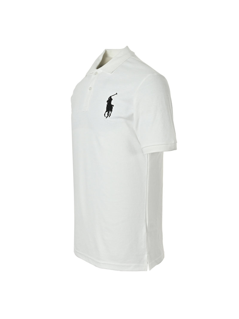 Polo Ralph Lauren White Pique Polo Shirt view