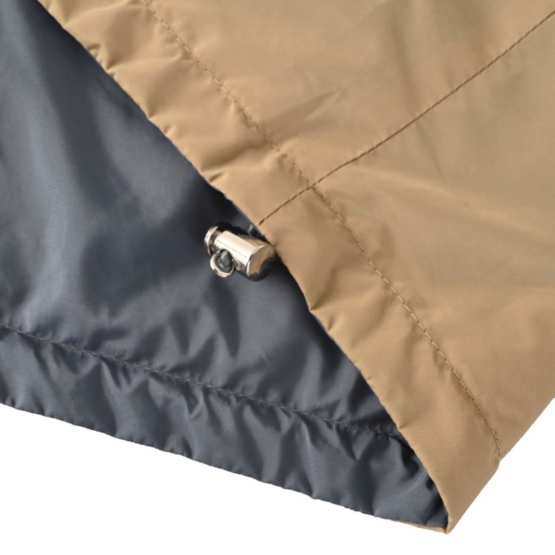 Prada Nylon Hooded Windbreaker Jacket Beige view