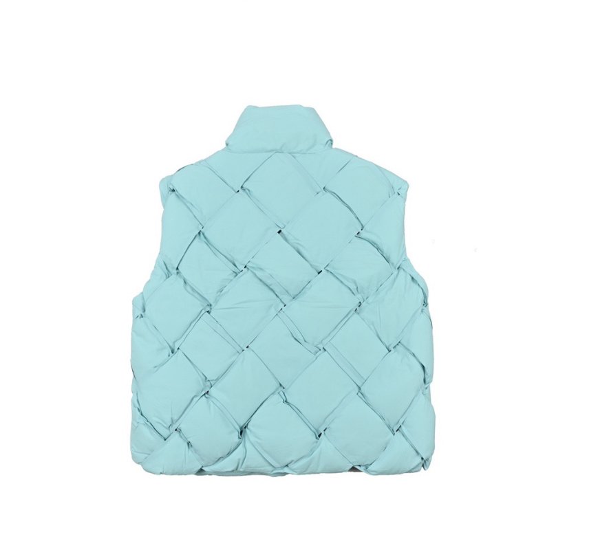 Bottega Veneta 21FW Quilted Down Vest Light Blue view