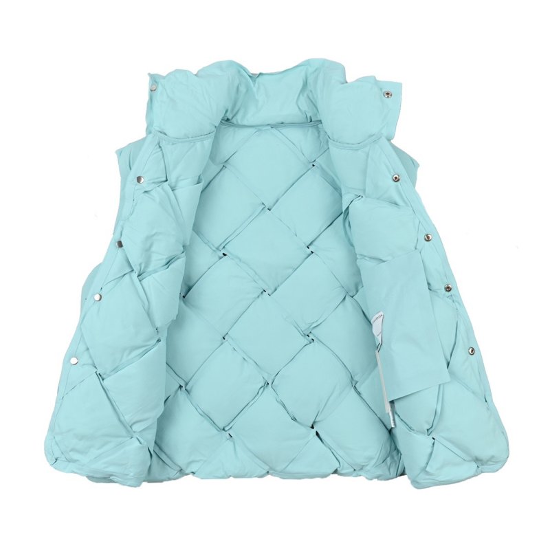 Bottega Veneta 21FW Quilted Down Vest Light Blue view